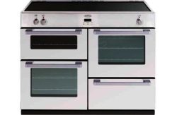 Belling DB4110EI Induction Electric Range Cooker - White